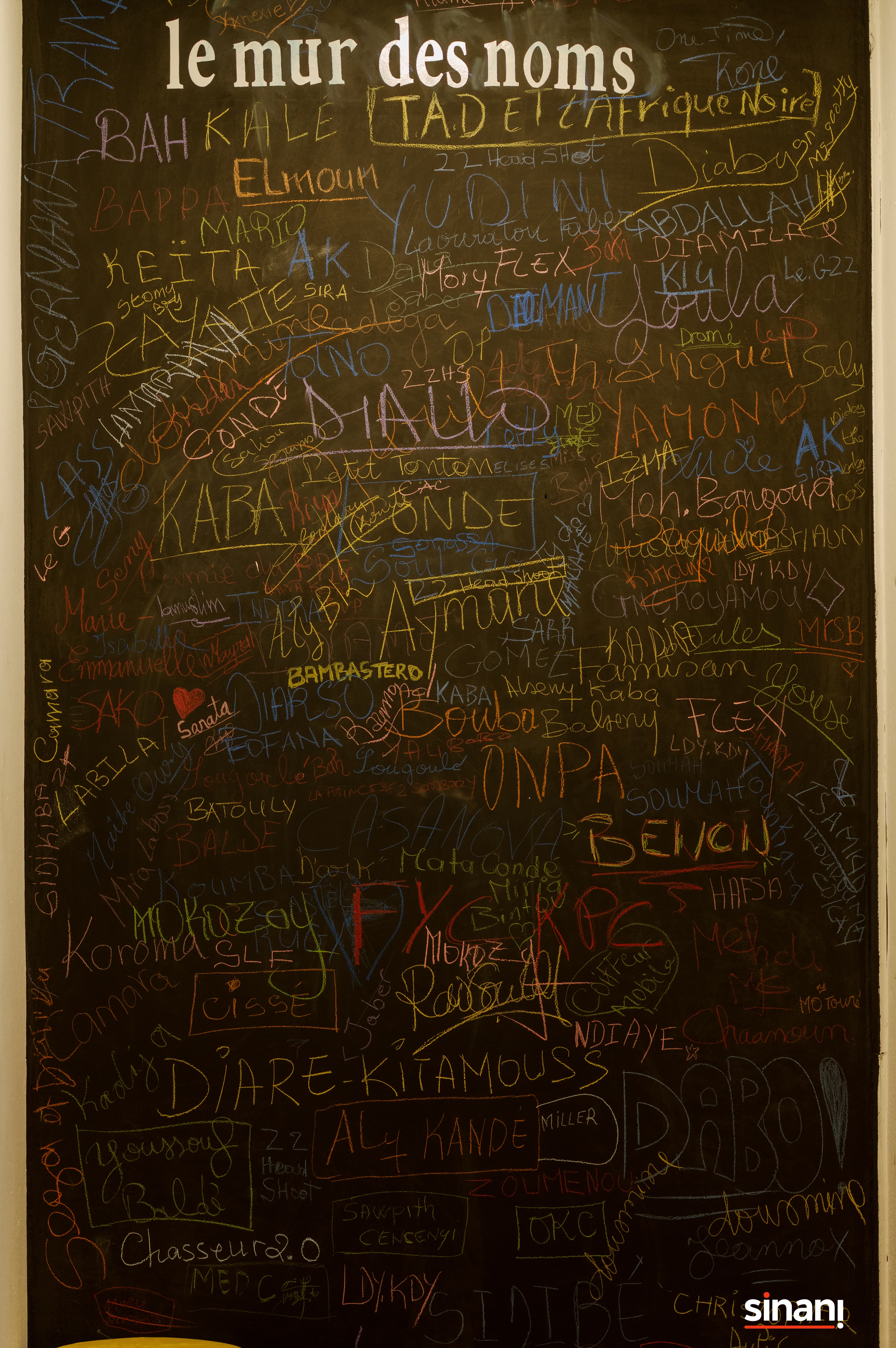 Mur des empreintes — Conakry